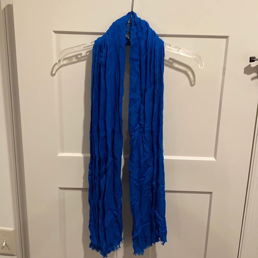 Royal Blue J Crew Scarf